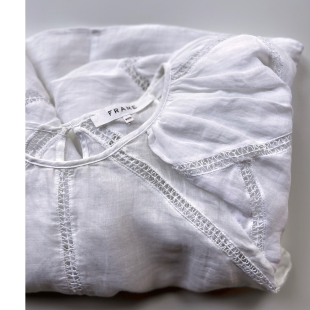 Spring-Perfect Lace Top [Frame, Like New, M] - Picture 5 of 7